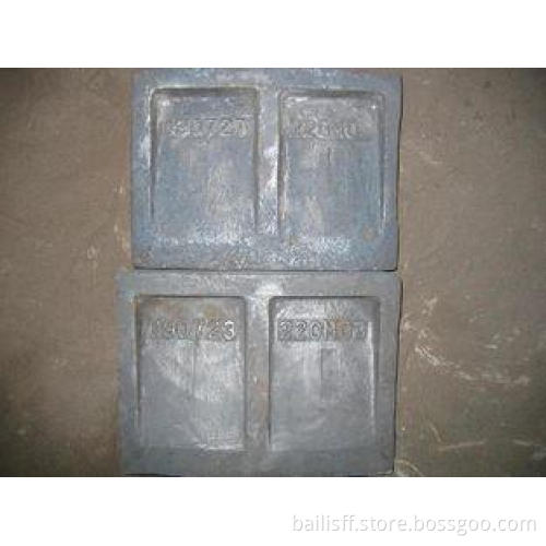 Boltless Grinding Mill Liners For Grinding Fine CaCO3 Powde